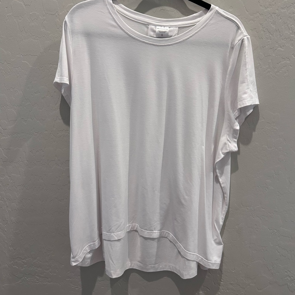 Classic white- high/low t shirt